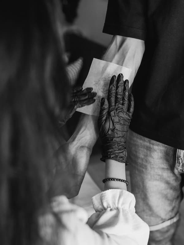 Process of tattooing